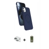 MARSİLYAN™- iPhone 11 Kılıf İz Işık Koleksiyonu - Siyah Joko Magic 5D Hayalet Cam + Pers Alüminyum Kamera Lens - YL