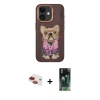 MARSİLYAN™- iPhone 11 Kılıf İz Minimal Koleksiyonu - Şeffaf 360 Full Body Arka Koruyucu + Pers Alüminyum Kamera Lens - KI