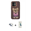 MARSİLYAN™- iPhone 11 Kılıf İz Minimal Koleksiyonu - Şeffaf Pasifik Cam Ekran Koruyucu + Pers Alüminyum Kamera Lens - LT