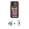 MARSİLYAN™- iPhone 11 Kılıf İz Minimal Koleksiyonu - Şeffaf Pasifik Cam Ekran Koruyucu + Raze Metal Kamera Lens - MI