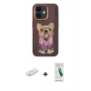 MARSİLYAN™- iPhone 11 Kılıf İz Minimal Koleksiyonu - Şeffaf Pasifik Cam Ekran Koruyucu + Renkli Kamera Lens Koruma Cam - SI