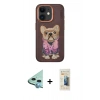 MARSİLYAN™- iPhone 11 Kılıf İz Minimal Koleksiyonu - Siyah 6D Mat Seramik Hayalet Nano Ekran Koruyucu + Raze Metal Kamera Lens - MI