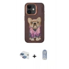 MARSİLYAN™- iPhone 11 Kılıf İz Minimal Koleksiyonu - Siyah Joko Magic 5D Cam + Pers Alüminyum Kamera Lens - GI