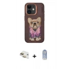 MARSİLYAN™- iPhone 11 Kılıf İz Minimal Koleksiyonu - Siyah Joko Magic 5D Cam + Pers Alüminyum Kamera Lens - GD