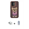 MARSİLYAN™- iPhone 11 Kılıf İz Minimal Koleksiyonu - Siyah Joko Magic 5D Cam + Pers Alüminyum Kamera Lens - YL