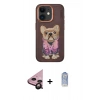 MARSİLYAN™- iPhone 11 Kılıf İz Minimal Koleksiyonu - Siyah Joko Magic 5D Cam + Raze Metal Kamera Lens - SH