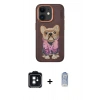 MARSİLYAN™- iPhone 11 Kılıf İz Minimal Koleksiyonu - Siyah Joko Magic 5D Cam + PVD Metal Kamera Lens - SH