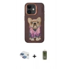 MARSİLYAN™- iPhone 11 Kılıf İz Minimal Koleksiyonu - Siyah Joko Magic 5D Hayalet Cam + Pers Alüminyum Kamera Lens - GI