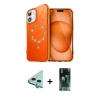 MARSİLYAN™- iPhone 11 Kılıf Kıvılcım Form Prime - Şeffaf 360 Full Body Arka Koruyucu + Raze Metal Kamera Lens - MI