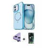 MARSİLYAN™- iPhone 11 Kılıf Kıvılcım Form Prime - Şeffaf 360 Full Body Arka Koruyucu + Raze Metal Kamera Lens - MR