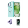 MARSİLYAN™- iPhone 11 Kılıf Kıvılcım Form Prime - Şeffaf 360 Full Body Arka Koruyucu + Raze Metal Kamera Lens - MR