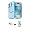 MARSİLYAN™- iPhone 11 Kılıf Kıvılcım Form Prime - Şeffaf Pasifik Cam Ekran Koruyucu + Pers Alüminyum Kamera Lens - GD