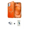 MARSİLYAN™- iPhone 11 Kılıf Kıvılcım Form Prime - Şeffaf Pasifik Cam Ekran Koruyucu + Pers Alüminyum Kamera Lens - LT