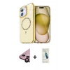 MARSİLYAN™- iPhone 11 Kılıf Kıvılcım Form Prime - Şeffaf Pasifik Cam Ekran Koruyucu + Raze Metal Kamera Lens - SH