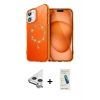 MARSİLYAN™- iPhone 11 Kılıf Kıvılcım Form Prime - Şeffaf Pasifik Cam Ekran Koruyucu + Raze Metal Kamera Lens - GS