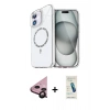 MARSİLYAN™- iPhone 11 Kılıf Kıvılcım Form Prime - Şeffaf Pasifik Cam Ekran Koruyucu + Raze Metal Kamera Lens - SH