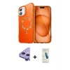 MARSİLYAN™- iPhone 11 Kılıf Kıvılcım Form Prime - Şeffaf Pasifik Cam Ekran Koruyucu + Raze Metal Kamera Lens - MR