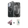 MARSİLYAN™- iPhone 11 Kılıf Kıvılcım Form Prime - Şeffaf Pasifik Cam Ekran Koruyucu + Raze Metal Kamera Lens - SH