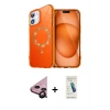 MARSİLYAN™- iPhone 11 Kılıf Kıvılcım Form Prime - Şeffaf Pasifik Cam Ekran Koruyucu + Raze Metal Kamera Lens - SH