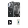 MARSİLYAN™- iPhone 11 Kılıf Kıvılcım Form Prime - Şeffaf Pasifik Cam Ekran Koruyucu + PVD Metal Kamera Lens - TU