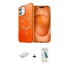 MARSİLYAN™- iPhone 11 Kılıf Kıvılcım Form Prime - Şeffaf Pasifik Cam Ekran Koruyucu + Renkli Kamera Lens Koruma Cam - YL