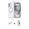 MARSİLYAN™- iPhone 11 Kılıf Kıvılcım Form Prime - Şeffaf Pasifik Cam Ekran Koruyucu + Renkli Kamera Lens Koruma Cam - YL