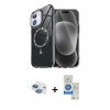 MARSİLYAN™- iPhone 11 Kılıf Kıvılcım Form Prime - Şeffaf Royal Nano Ekran Koruyucu + Pers Alüminyum Kamera Lens - GI