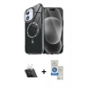 MARSİLYAN™- iPhone 11 Kılıf Kıvılcım Form Prime - Şeffaf Royal Nano Ekran Koruyucu + Kamera Lens Koruma Cam - SF
