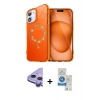 MARSİLYAN™- iPhone 11 Kılıf Kıvılcım Form Prime - Şeffaf Royal Nano Ekran Koruyucu + Raze Metal Kamera Lens - MR