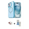 MARSİLYAN™- iPhone 11 Kılıf Kıvılcım Form Prime - Şeffaf Royal Nano Ekran Koruyucu + Pers Alüminyum Kamera Lens - KI