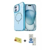 MARSİLYAN™- iPhone 11 Kılıf Kıvılcım Form Prime - Şeffaf Royal Nano Ekran Koruyucu + Rainbow Kamera Lens Koruma Cam - KI
