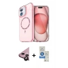 MARSİLYAN™- iPhone 11 Kılıf Kıvılcım Form Prime - Şeffaf Royal Nano Ekran Koruyucu + Raze Metal Kamera Lens - SH