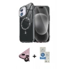 MARSİLYAN™- iPhone 11 Kılıf Kıvılcım Form Prime - Şeffaf Royal Nano Ekran Koruyucu + Raze Metal Kamera Lens - SH