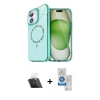 MARSİLYAN™- iPhone 11 Kılıf Kıvılcım Form Prime - Şeffaf Royal Nano Ekran Koruyucu + Kamera Lens Koruma Cam - SF