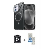 MARSİLYAN™- iPhone 11 Kılıf Kıvılcım Form Prime - Şeffaf Royal Nano Ekran Koruyucu + PVD Metal Kamera Lens - SH
