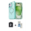 MARSİLYAN™- iPhone 11 Kılıf Kıvılcım Form Prime - Şeffaf Royal Nano Ekran Koruyucu + PVD Metal Kamera Lens - SH