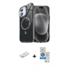 MARSİLYAN™- iPhone 11 Kılıf Kıvılcım Form Prime - Şeffaf Royal Nano Ekran Koruyucu + Renkli Kamera Lens Koruma Cam - TU