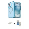 MARSİLYAN™- iPhone 11 Kılıf Kıvılcım Form Prime - Şeffaf Royal Nano Ekran Koruyucu + Renkli Kamera Lens Koruma Cam - TU