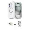 MARSİLYAN™- iPhone 11 Kılıf Kıvılcım Form Prime - Şeffaf Uv Polymer Nano Ekran Koruyucu + Pers Alüminyum Kamera Lens - GD