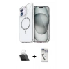 MARSİLYAN™- iPhone 11 Kılıf Kıvılcım Form Prime - Şeffaf Uv Polymer Nano Ekran Koruyucu + Kamera Lens Koruma Cam - SF
