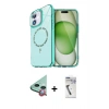MARSİLYAN™- iPhone 11 Kılıf Kıvılcım Form Prime - Şeffaf Uv Polymer Nano Ekran Koruyucu + Raze Metal Kamera Lens - KI