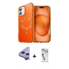 MARSİLYAN™- iPhone 11 Kılıf Kıvılcım Form Prime - Şeffaf Uv Polymer Nano Ekran Koruyucu + Raze Metal Kamera Lens - MR