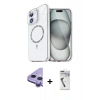 MARSİLYAN™- iPhone 11 Kılıf Kıvılcım Form Prime - Şeffaf Uv Polymer Nano Ekran Koruyucu + Raze Metal Kamera Lens - MR