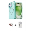 MARSİLYAN™- iPhone 11 Kılıf Kıvılcım Form Prime - Şeffaf Uv Polymer Nano Ekran Koruyucu + Pers Alüminyum Kamera Lens - KI