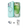 MARSİLYAN™- iPhone 11 Kılıf Kıvılcım Form Prime - Şeffaf Uv Polymer Nano Ekran Koruyucu + Pers Alüminyum Kamera Lens - LT