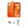 MARSİLYAN™- iPhone 11 Kılıf Kıvılcım Form Prime - Şeffaf Uv Polymer Nano Ekran Koruyucu + Pers Alüminyum Kamera Lens - KI