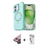 MARSİLYAN™- iPhone 11 Kılıf Kıvılcım Form Prime - Şeffaf Uv Polymer Nano Ekran Koruyucu + Raze Metal Kamera Lens - SH