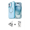 MARSİLYAN™- iPhone 11 Kılıf Kıvılcım Form Prime - Şeffaf Uv Polymer Nano Ekran Koruyucu + Raze Metal Kamera Lens - GS