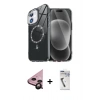 MARSİLYAN™- iPhone 11 Kılıf Kıvılcım Form Prime - Şeffaf Uv Polymer Nano Ekran Koruyucu + Raze Metal Kamera Lens - SH