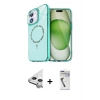 MARSİLYAN™- iPhone 11 Kılıf Kıvılcım Form Prime - Şeffaf Uv Polymer Nano Ekran Koruyucu + Raze Metal Kamera Lens - GS